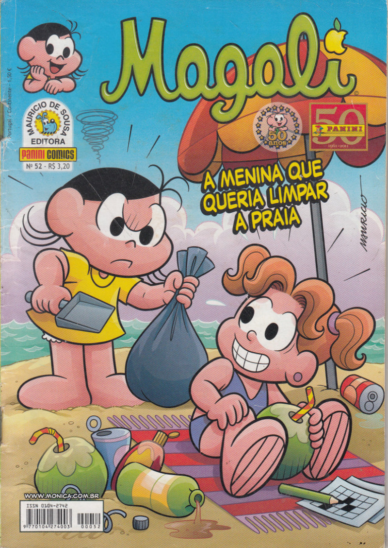 Gibi Da Magali N 052 Editora Panini Comics 8732