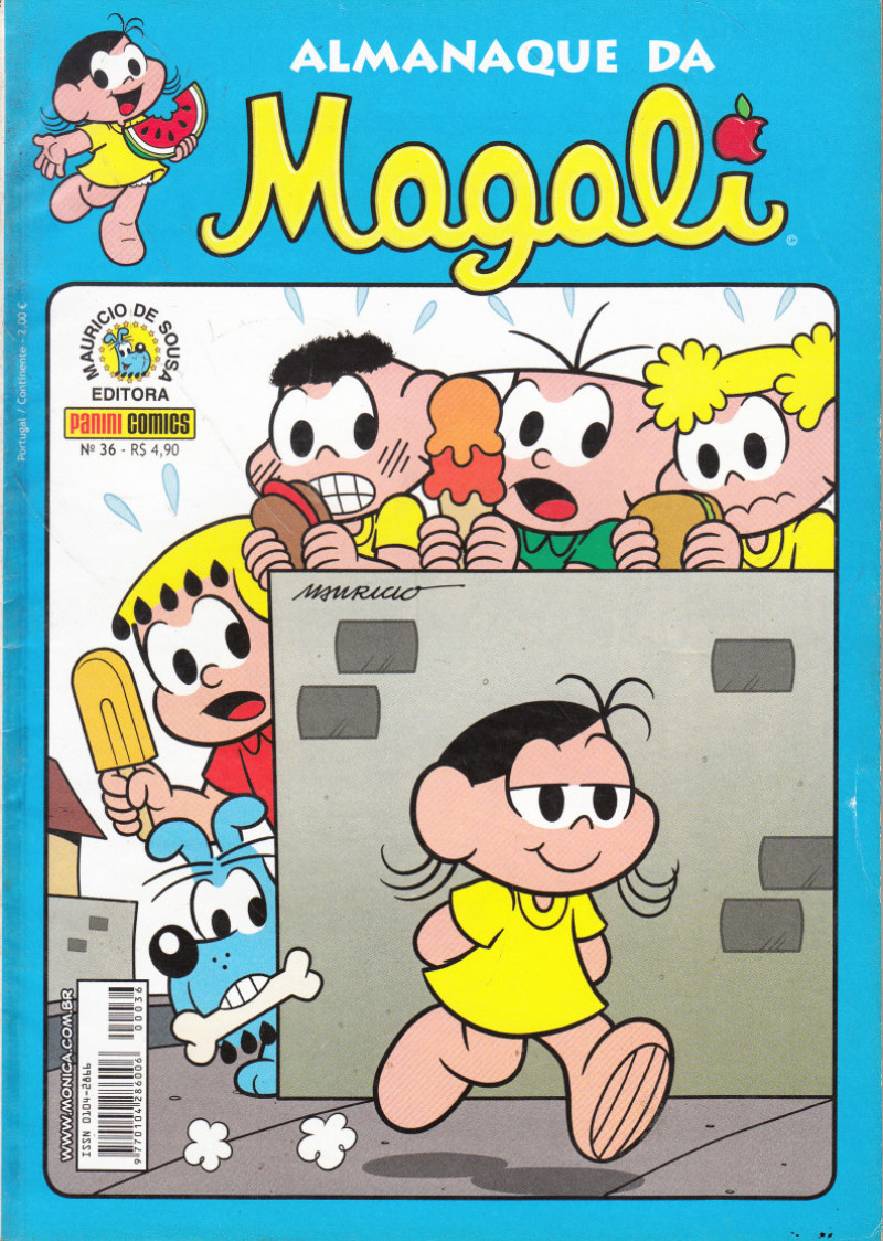 Almanaque Da Magali N 036 Editora Panini Comics 2635